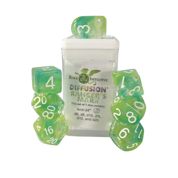 Dice Set - Role 4 Initiative - 7 Piece Set - Diffusion Ranger's Mark Special available at 401 Games Canada