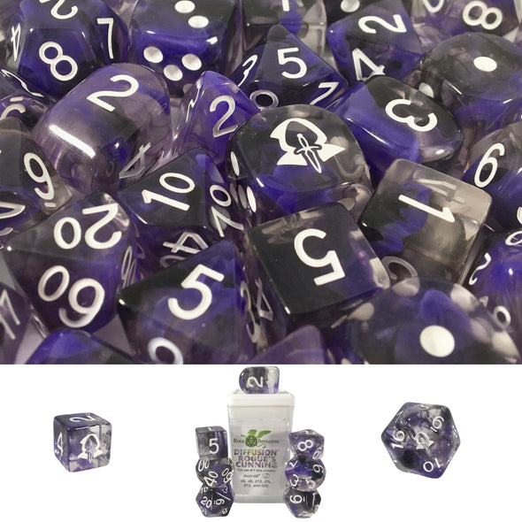 Dice Set - Role 4 Initiative - 7 Piece Set - Diffusion Rogue's Cunning Special available at 401 Games Canada