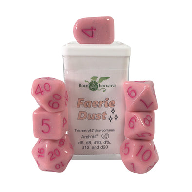 Dice Set - Role 4 Initiative - 7 Piece Set - Faerie Dust available at 401 Games Canada