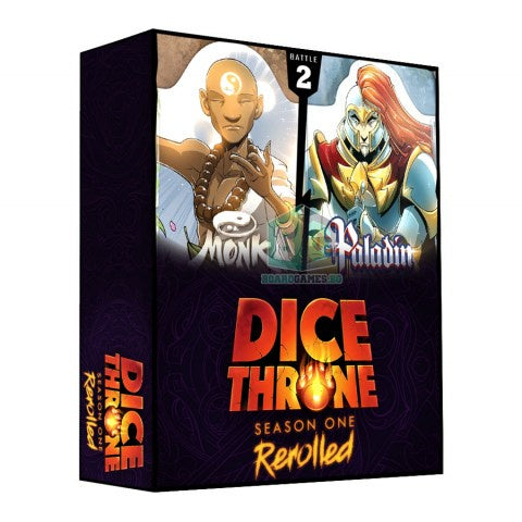 Dice Throne: Season One ReRolled Box 2 - Monk vs Paladin available at 401 Games Canada