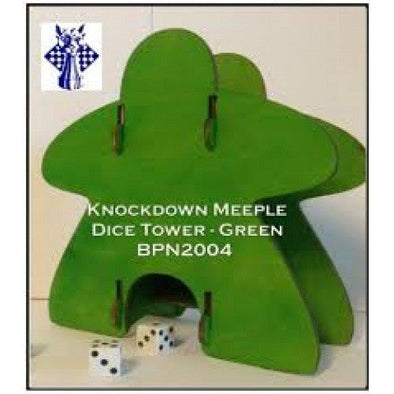 Dice Tower - Knockdown Meeple Green available at 401 Games Canada