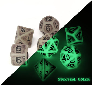 Die Hard - 7 Piece Set - Glow-in-the-Dark - Spectral Golem available at 401 Games Canada