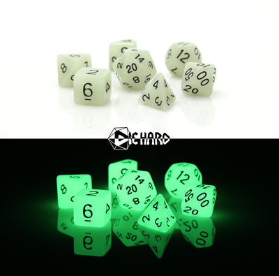 Die Hard - 7 Piece Set - Glow-in-the-Dark - White available at 401 Games Canada