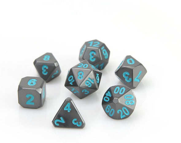 Die Hard - 7 Piece Set - Metal - Forge - Gunmetal w/Teal available at 401 Games Canada