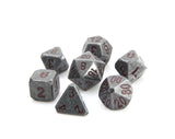 Die Hard - 7 Piece Set - Metal - Forge - Raw Steel w/Dark Red available at 401 Games Canada