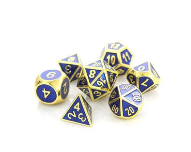 Die Hard - 7 Piece Set - Metal - Gemstone - Gold Sapphire available at 401 Games Canada