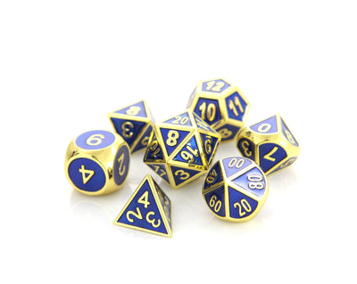 Die Hard - 7 Piece Set - Metal - Gemstone - Gold Sapphire available at 401 Games Canada