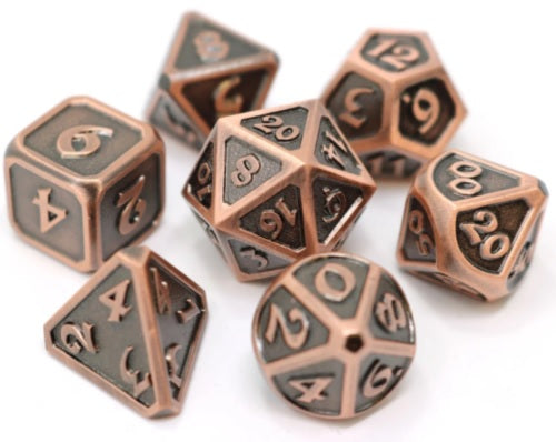 Die Hard - 7 Piece Set - Metal - Mythica - Battleworn Copper available at 401 Games Canada