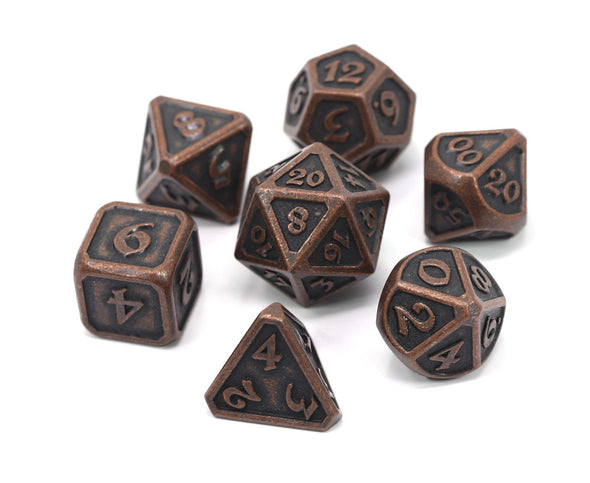 Die Hard - 7 Piece Set - Metal - Mythica - Dark Copper available at 401 Games Canada