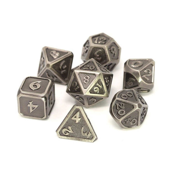 Die Hard - 7 Piece Set - Metal - Mythica - Dark Silver available at 401 Games Canada