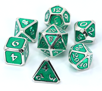 Die Hard - 7 Piece Set - Metal - Mythica - Platinum Emerald available at 401 Games Canada