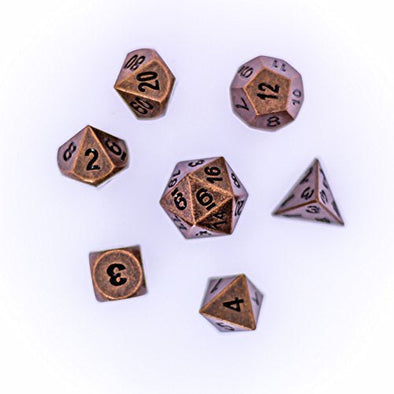 Die Hard - 7 Piece Set - Metal - RPG - Ancient Copper available at 401 Games Canada