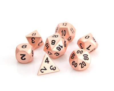 Die Hard - 7 Piece Set - Metal - RPG - Metal Brilliant Copper available at 401 Games Canada