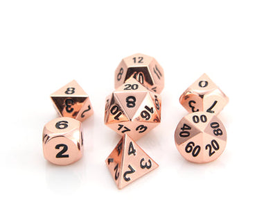 Die Hard - 7 Piece Set - Metal - RPG - Shiny Copper available at 401 Games Canada