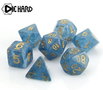 Die Hard - 7 Piece Set - Sapphire w/ Gold available at 401 Games Canada