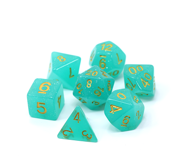 Die Hard - 7 Piece Set - Teal Glimmer available at 401 Games Canada