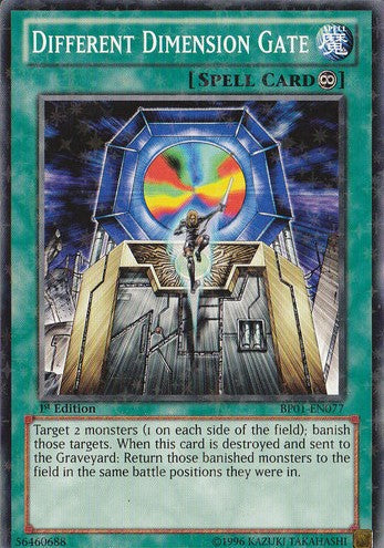 Different Dimension Gate - BP01-EN077 - Starfoil Rare - 1st Edition available at 401 Games Canada