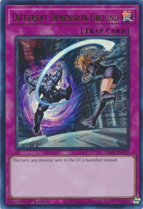 Different Dimension Ground (UR) - RA04-EN101 - Ultra Rare - 1st Edition