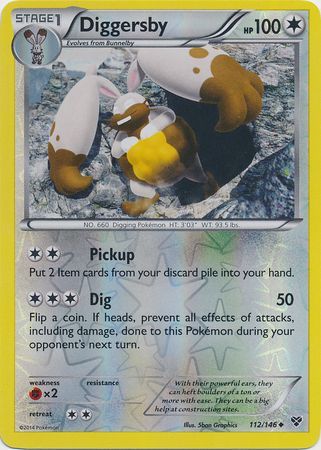 Diggersby - 112/146 - Uncommon - Reverse Holo available at 401 Games Canada