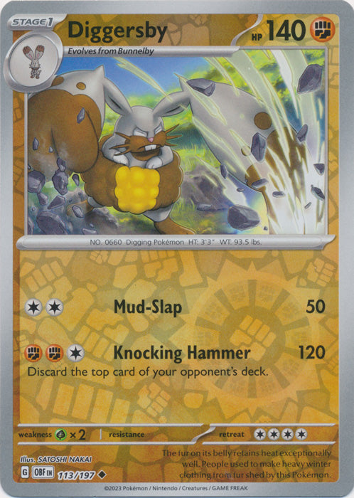 Diggersby - 113/197 - Uncommon - Reverse Holo available at 401 Games Canada