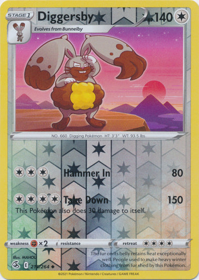 Diggersby - 215/264 - Uncommon - Reverse Holo available at 401 Games Canada