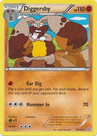 Diggersby - 90/160 - Rare available at 401 Games Canada