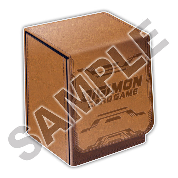 Digimon Card Game - Leather Deck Box Set - Brown available at 401 Games Canada