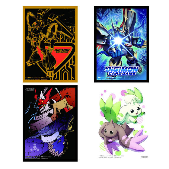 Digimon Card Game - Official Sleeves - Wave 3 - Set of 4 available at 401 Games Canada