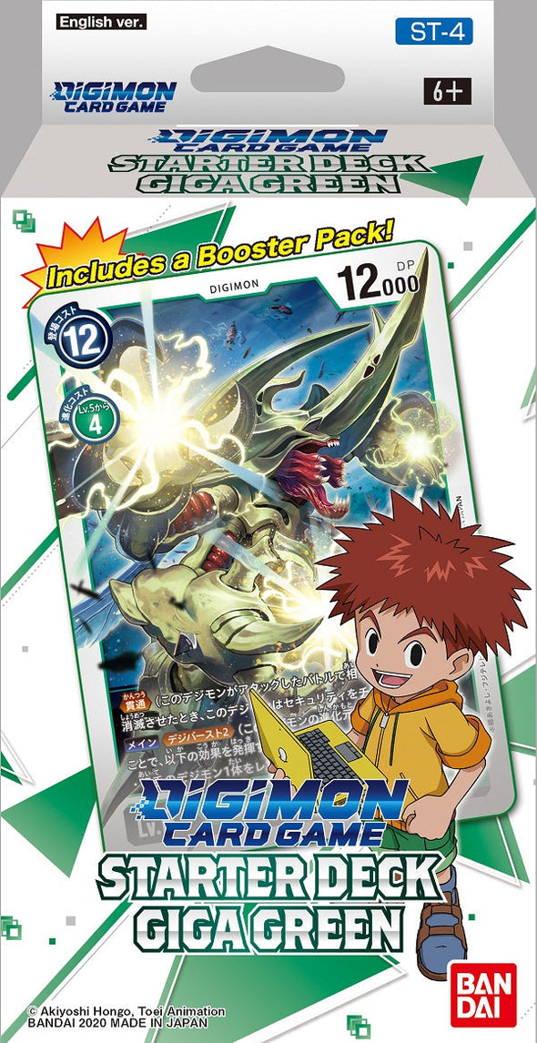 Digimon Card Game - Starter Deck - Giga Green available at 401 Games Canada