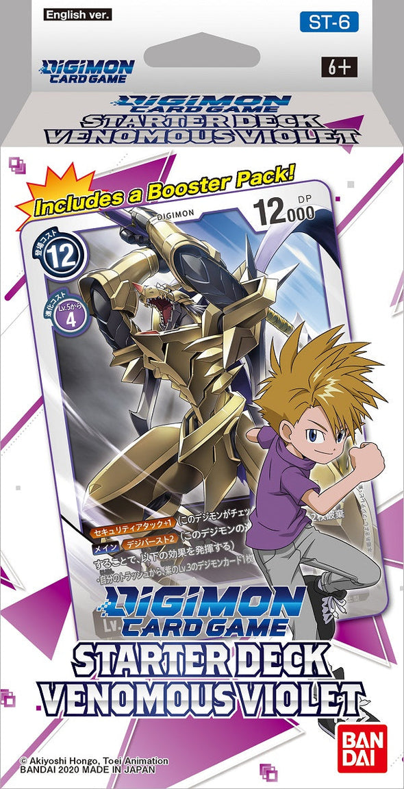 Digimon Card Game - Starter Deck - Venomous Violet available at 401 Games Canada