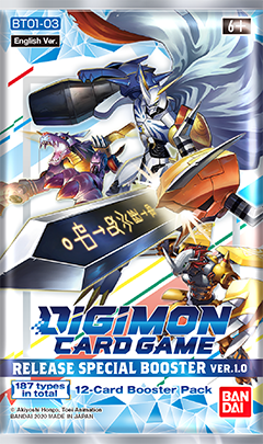 Digimon Card Game - Version 1.0 Booster Pack available at 401 Games Canada