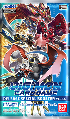 Digimon Card Game - Version 1.5 Booster Pack available at 401 Games Canada