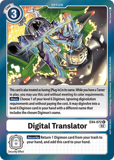 Digital Translator (Box Topper) - EX4-072 - Uncommon available at 401 Games Canada