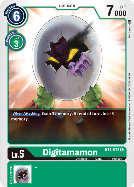 Digitamamon - BT1-075 - Common available at 401 Games Canada