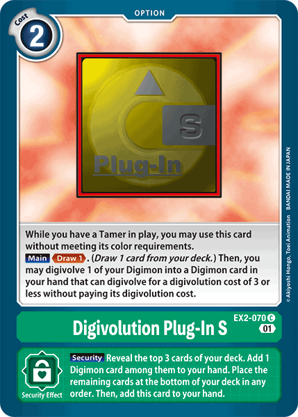 Digivolution Plug-In S - EX2-070 - Common available at 401 Games Canada