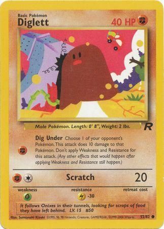 Diglett - 52/82 - Common - Unlimited available at 401 Games Canada