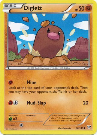 Diglett - 58/146 - Common available at 401 Games Canada