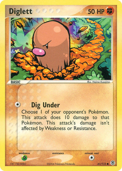 Diglett - 61/112 - Common available at 401 Games Canada