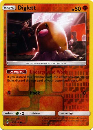 401 Games Canada - Diglett - 85/214 - Common - Reverse Holo 401 Games Canada - Diglett - 85/214 - Common - Reverse Holo