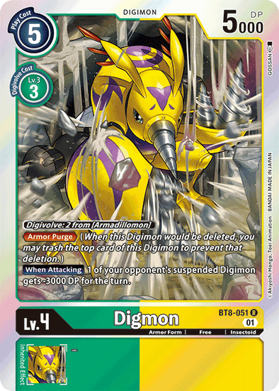 Digmon - BT8-051 - Rare available at 401 Games Canada