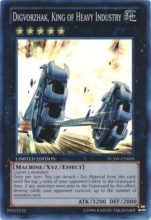 Digvorzhak, King of Heavy Industry - YCSW-EN005 - Super Rare available at 401 Games Canada