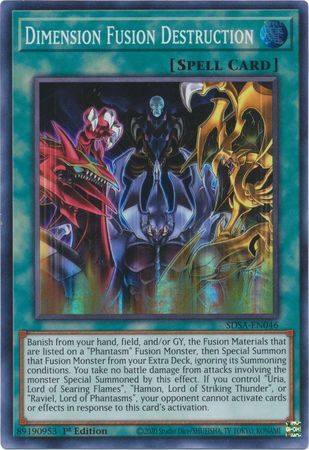 Dimension Fusion Destruction - SDSA-EN046 - Super Rare - 1st Edition available at 401 Games Canada