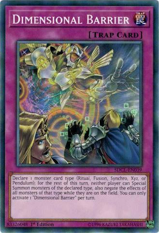 Dimensional Barrier - SDCL-EN039 - Common - 1st Edition available at 401 Games Canada