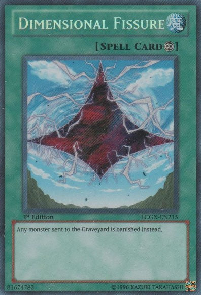 fissure yugioh card 401 Games Canada - Dimensional Fissure - LCGX-EN215 - Secret Rare