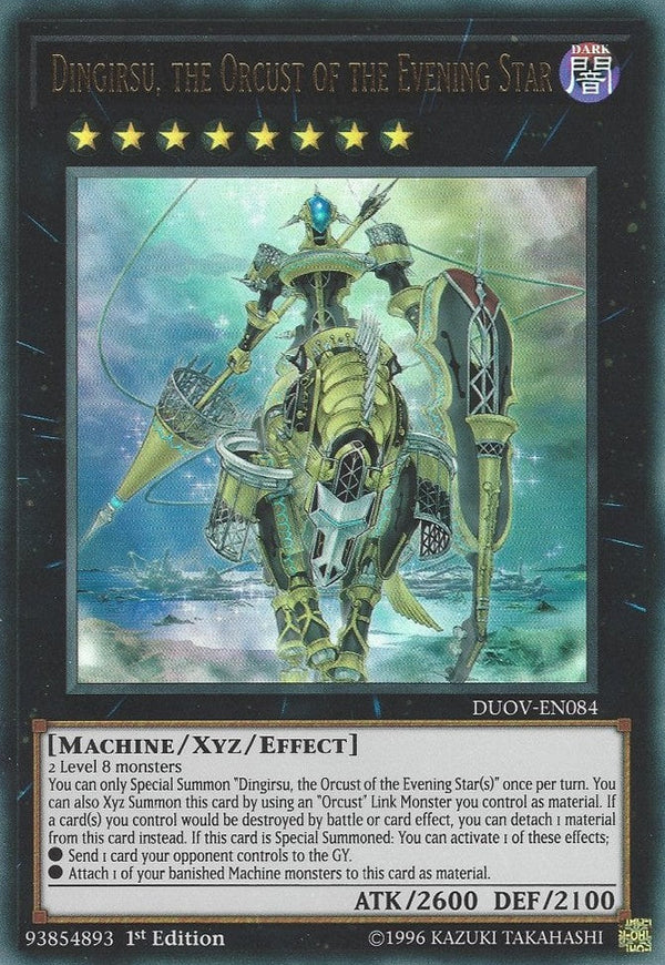 Dingirsu, the Orcust of the Evening Star - DUOV-EN084 - Ultra Rare - 1st Edition available at 401 Games Canada