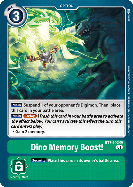 401 Games Canada - Dino Memory Boost! - BT7-102 - Common 401 Games Canada - Dino Memory Boost! - BT7-102 - Common
