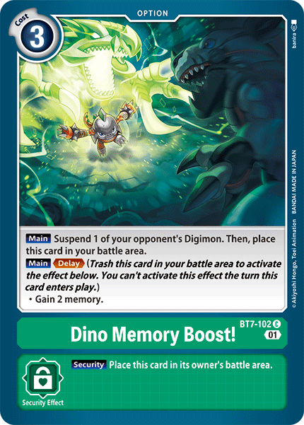 Dino Memory Boost! - BT7-102 - Common available at 401 Games Canada