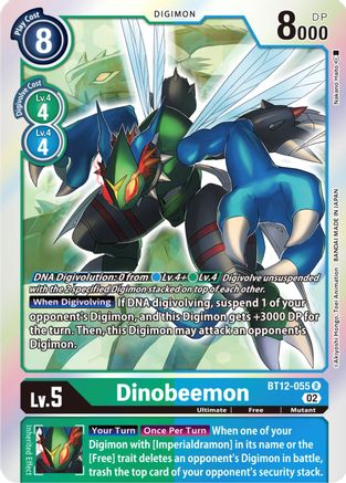 Dinobeemon - BT12-055 - Rare available at 401 Games Canada