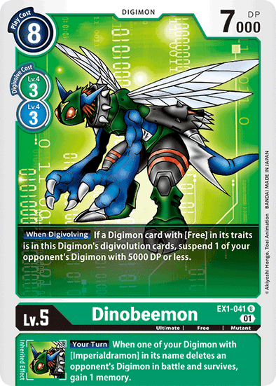 Dinobeemon - EX1-041 - Uncommon available at 401 Games Canada