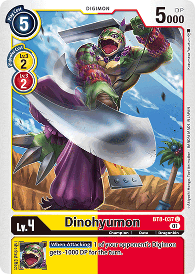 Dinohyumon - BT8-037 - Uncommon available at 401 Games Canada